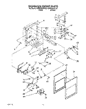 DISPENSER FRONT Diagram and Parts List for KSRS25QAAL02  KitchenAid Refrigerator