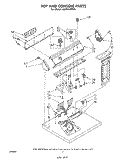 Part Location Diagram of 693689 Whirlpool Use & Care Guide