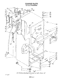 CABINET Diagram and Parts List for ET18HKXSW07  Whirlpool Refrigerator