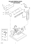Part Location Diagram of 8274398 Whirlpool PANEL-CNTL