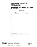 BACKGUARD Diagram and Parts List for 2326W0A  Roper Range