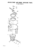 HEATER, PUMP AND LOWER SPRAYARM Diagram and Parts List for DU7903XL0  Whirlpool Dishwasher