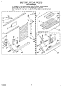 INSTALLATION Diagram and Parts List for R243A1  Whirlpool Air Conditioner