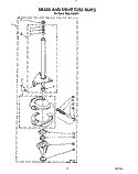BRAKE AND DRIVE TUBE Diagram and Parts List for TAWL610WW1  Estate Washer