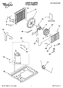 UNIT PARTS Diagram and Parts List for ACQ058PP0  Whirlpool Air Conditioner