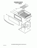 DRAWER PARTS Diagram and Parts List for KGRS308XSS0  KitchenAid Range