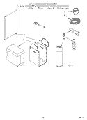 ACCESSORY Diagram and Parts List for KUCC151EBS1  KitchenAid Trash Compactor