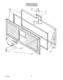 SECTION Diagram and Parts List for EH220FXWN00  Whirlpool Freezer