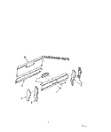 BACKGUARD Diagram and Parts List for FGP345VW2  Roper Range