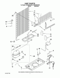 UNIT PARTS Diagram and Parts List for IR8GSMXWW00  Whirlpool Refrigerator