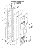 Part Location Diagram of 2254750B Whirlpool PANEL-EXT