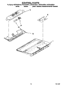 CONTROL PARTS Diagram and Parts List for KSCS25INSS01  KitchenAid Refrigerator