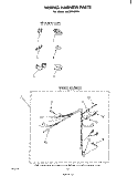 WIRING HARNESS Diagram and Parts List for LA6300XPW1  Whirlpool Washer