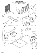 UNIT Diagram and Parts List for ET1MTMXKQ02  Whirlpool Refrigerator