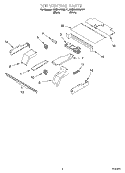 TOP VENTING, OPTIONAL Diagram and Parts List for KEBI141DBL11  KitchenAid Wall Oven