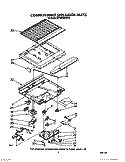 COMPARTMENT SEPARATOR Diagram and Parts List for RT14CKXVW13  Roper Refrigerator
