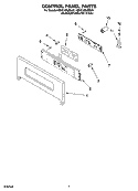 Part Location Diagram of 4456889 Whirlpool SWTCH-MEMB