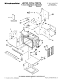 UPPER OVEN PARTS Diagram and Parts List for KEBK276BBL00  KitchenAid Wall Oven