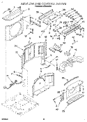 AIRFLOW AND CONTROL Diagram and Parts List for ACU082XD0  Whirlpool Air Conditioner