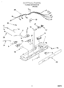 CONTROL Diagram and Parts List for 4KSRS22QFA02  KitchenAid Refrigerator