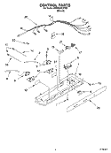 CONTROL Diagram and Parts List for 4KSRS22CHT02  KitchenAid Refrigerator