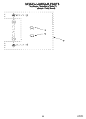 MISCELLANEOUS PARTS - (OPTIONAL PARTS NOT INCLUDED) Diagram and Parts List for LTE6234DQ3  Whirlpool Washer Dryer Combo