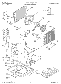 UNIT, LITERATURE Diagram and Parts List for CA15WCK0  Crosley Air Conditioner