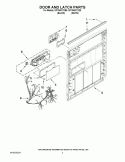 Part Location Diagram of WPW10254546 Whirlpool Inner Door