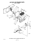 SECTION Diagram and Parts List for ALJ00520  Whirlpool Air Conditioner