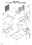 UNIT Diagram and Parts List for KTRC22KKBL02  KitchenAid Refrigerator