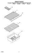 Part Location Diagram of 4390472 Whirlpool COVER