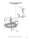 UPPER WASH AND RINSE Diagram and Parts List for 4KUDA220T1  KitchenAid Dishwasher