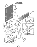 UNIT Diagram and Parts List for TT16CKXWN00  Whirlpool Refrigerator