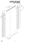 Part Location Diagram of 2254726 Whirlpool TRIM-CABNT