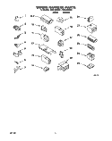 WIRING HARNESS Diagram and Parts List for TAWL650BN1  Estate Washer