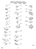 WIRING HARNESS Diagram and Parts List for KAWS850GT0  KitchenAid Washer