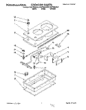 SECTION Diagram and Parts List for KGCT025AAL2  KitchenAid Cooktop