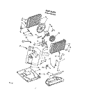 UNIT, LIT/OPTIONAL Diagram and Parts List for CAH18WC4  Crosley Air Conditioner