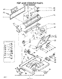 TOP AND CONSOLE Diagram and Parts List for LA5530XKW0  Whirlpool Washer
