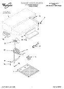 SECTION Diagram and Parts List for RH2324XDQ0  Whirlpool Range Hood