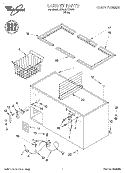SECTION Diagram and Parts List for EH150FXGW06  Whirlpool Freezer