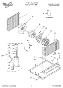 SECTION Diagram and Parts List for ACU104XH0  Whirlpool Air Conditioner