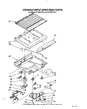 COMPARTMENT SEPARATOR Diagram and Parts List for RT16DKYVW11  Roper Refrigerator