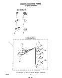 WIRING HARNESS Diagram and Parts List for LA5700XPW1  Whirlpool Washer