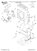 SECTION Diagram and Parts List for AD50LJ1  Whirlpool Dehumidifier