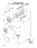 ICE MAKER Diagram and Parts List for KTRC19ELSS01  KitchenAid Refrigerator