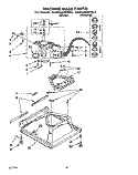 MACHINE BASE Diagram and Parts List for KAWE560WAL3  KitchenAid Washer