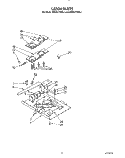 LATCH Diagram and Parts List for KEBS177SBL0  KitchenAid Wall Oven