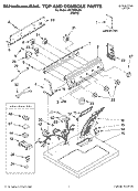 SECTION Diagram and Parts List for KEYS855JE1  KitchenAid Dryer