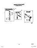 WATER SYSTEM Diagram and Parts List for CA2751XWW0  Whirlpool Washer